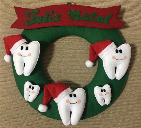 guirlanda para porta de dentista