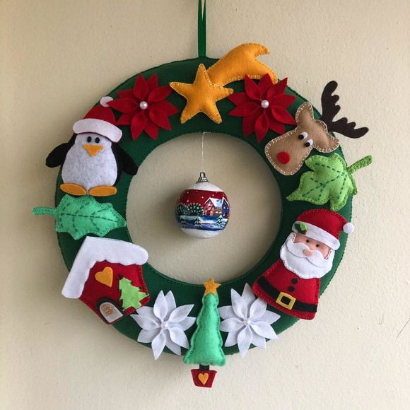 guirlanda de natal simples