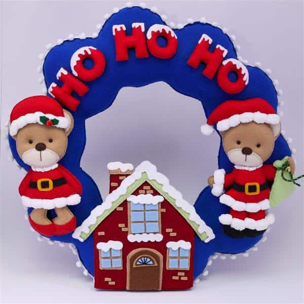 guirlanda de natal ho ho ho