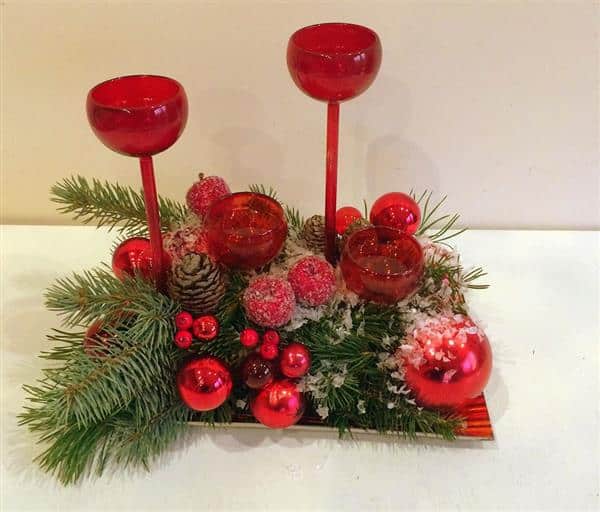 decoração com taças