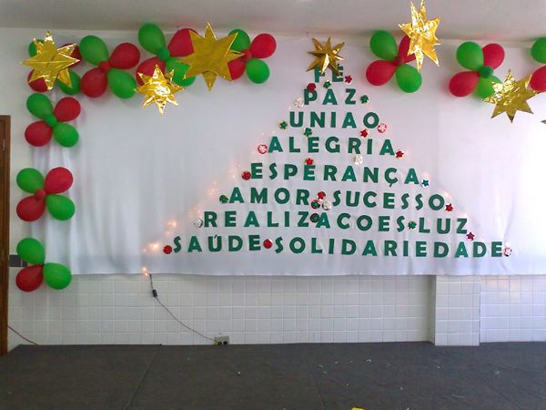 painel de natal