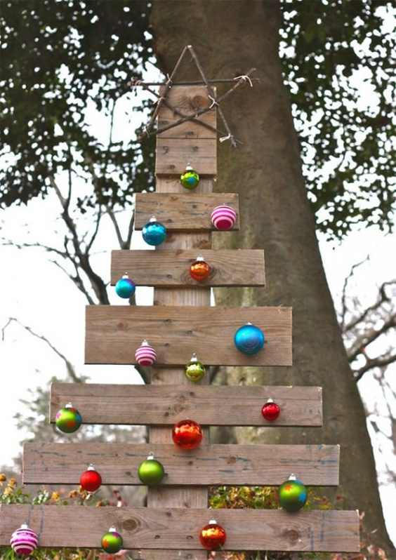 arvore de natal de pallet