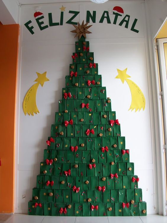 arvore de natal na escola