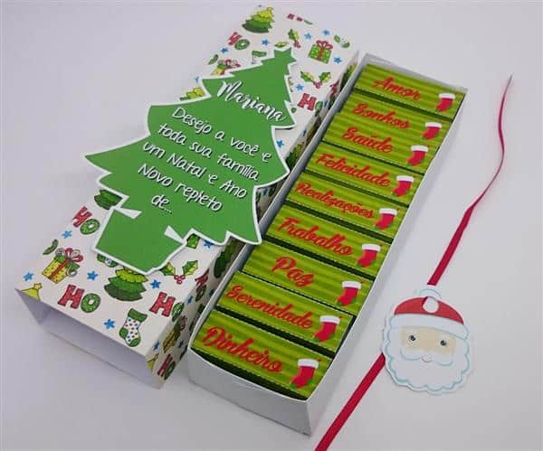 caixa de bis personalizada natal