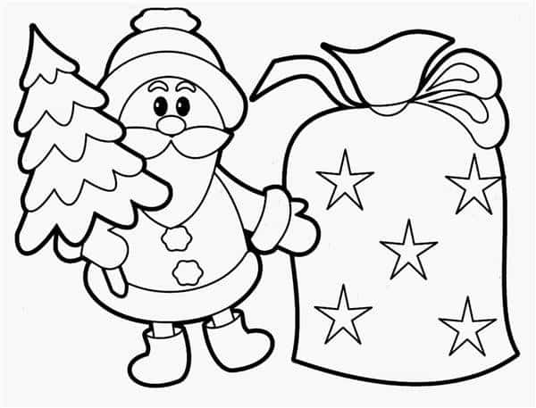 Desenho do Papai Noel