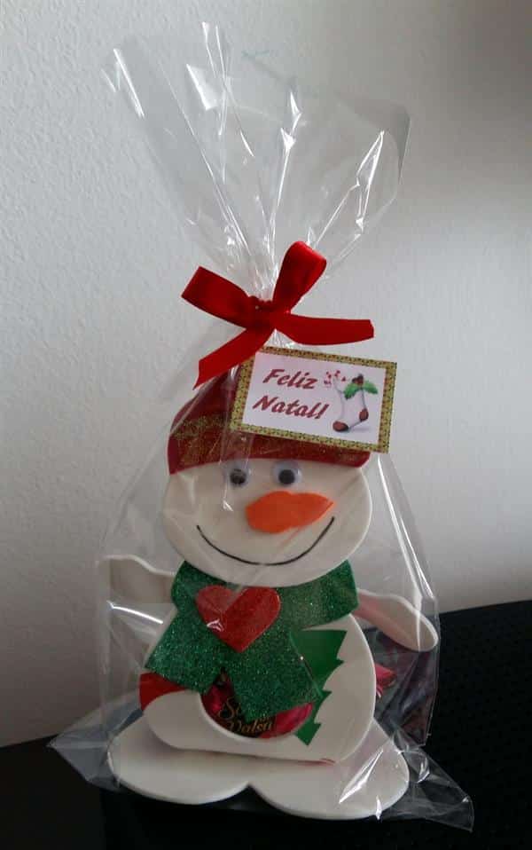 porta bombom de natal