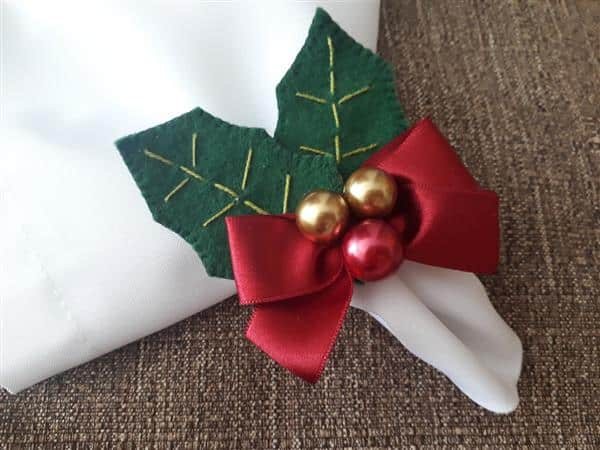 porta guardanapo de natal
