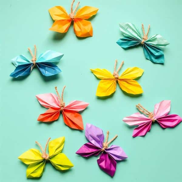 borboletas de papel faceis