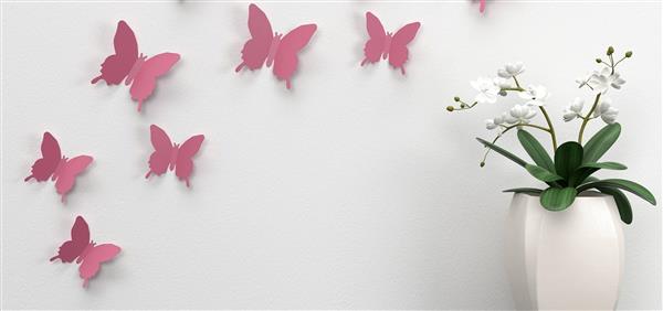 borboleta rosa