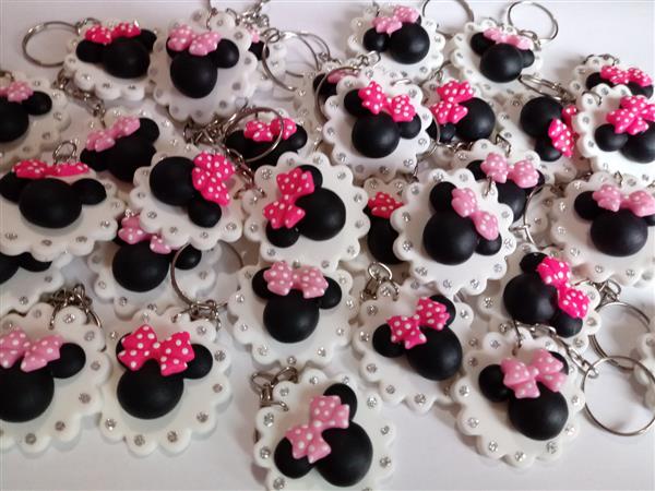 chaveiro da minnie rosa