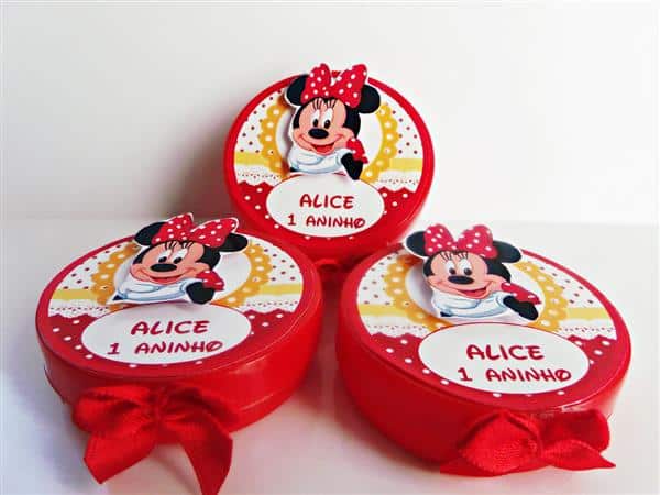 latinha da minnie vermelha
