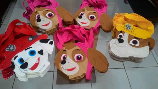 lembrancinha patrulha canina faça você mesmo