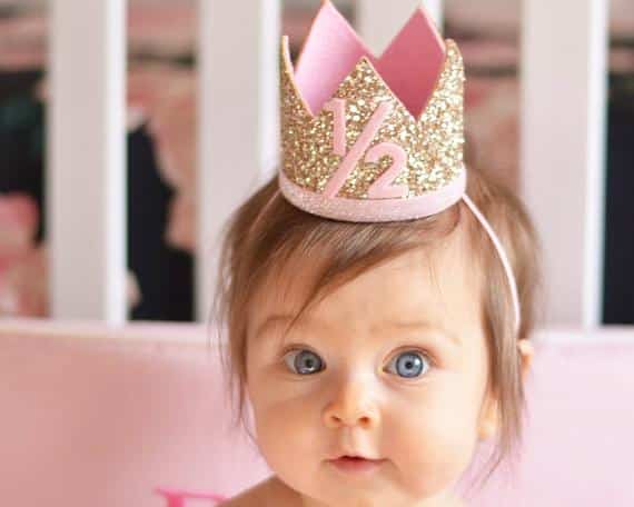 como fazer coroa de bebe
