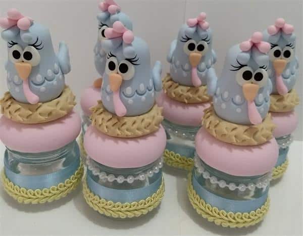 Lembrancinha galinha pintadinha candy