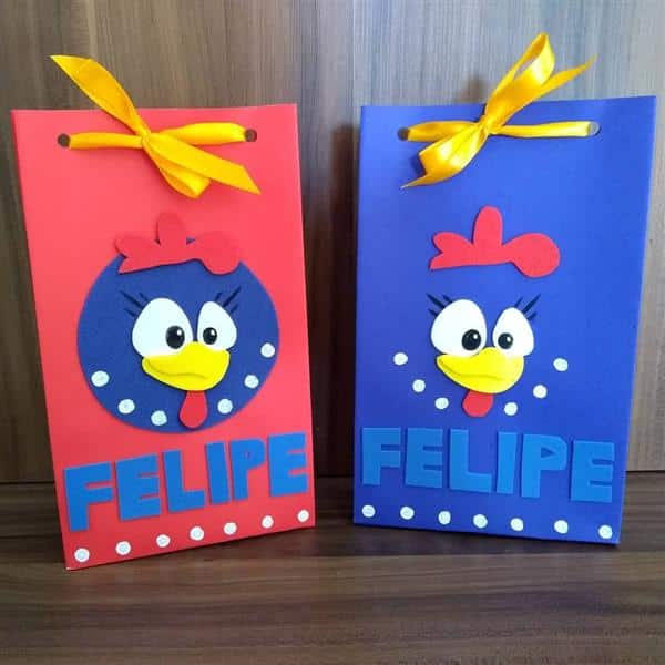 sacolinhas de papel