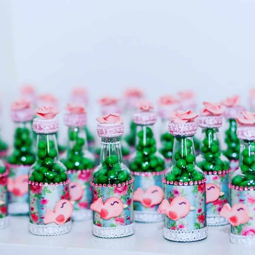mini garrafinhas decoradas