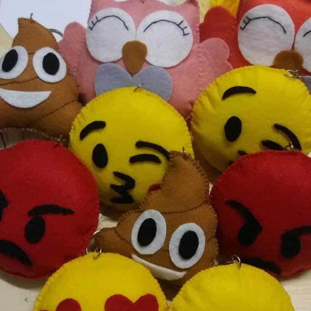 chaveiro de emoji