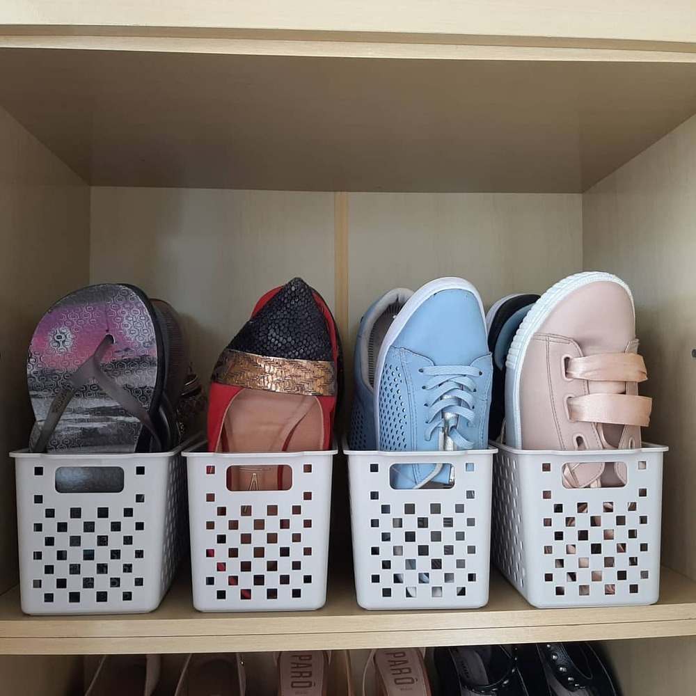 organização de sapateira
