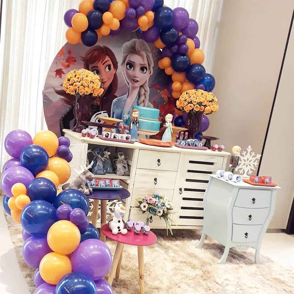 festa da frozen com balões