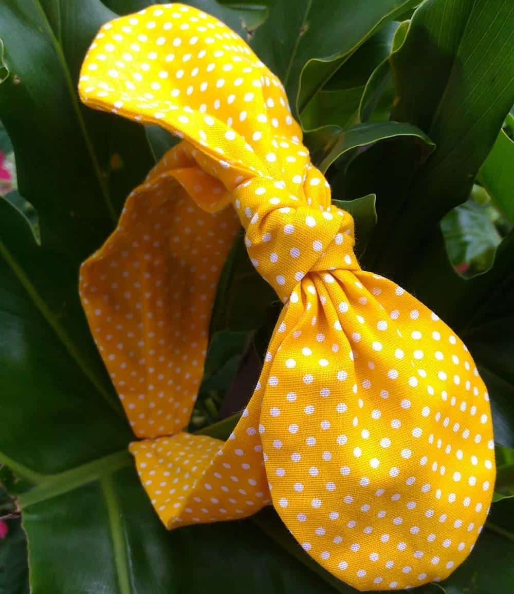 tiara com laço removível