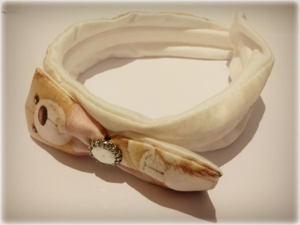 tiara turbante com perola