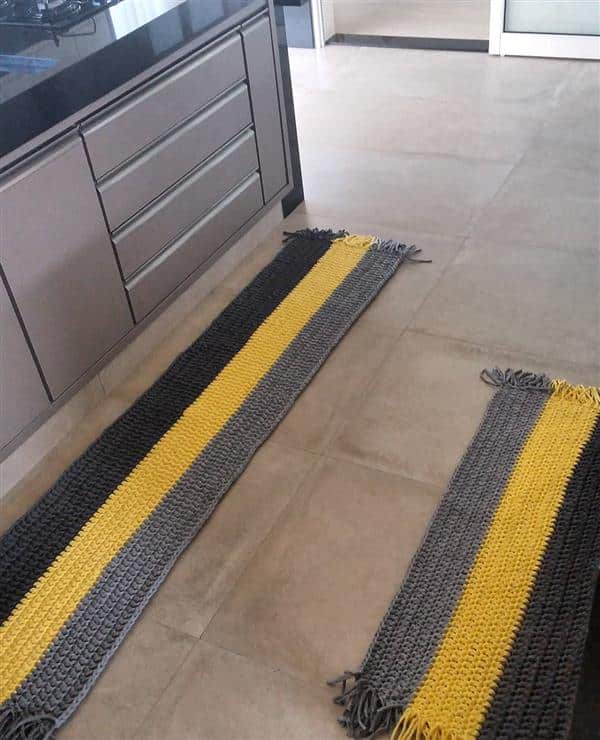 passadeira de croche para cozinha