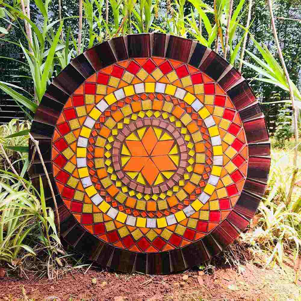 mandala em mosaico