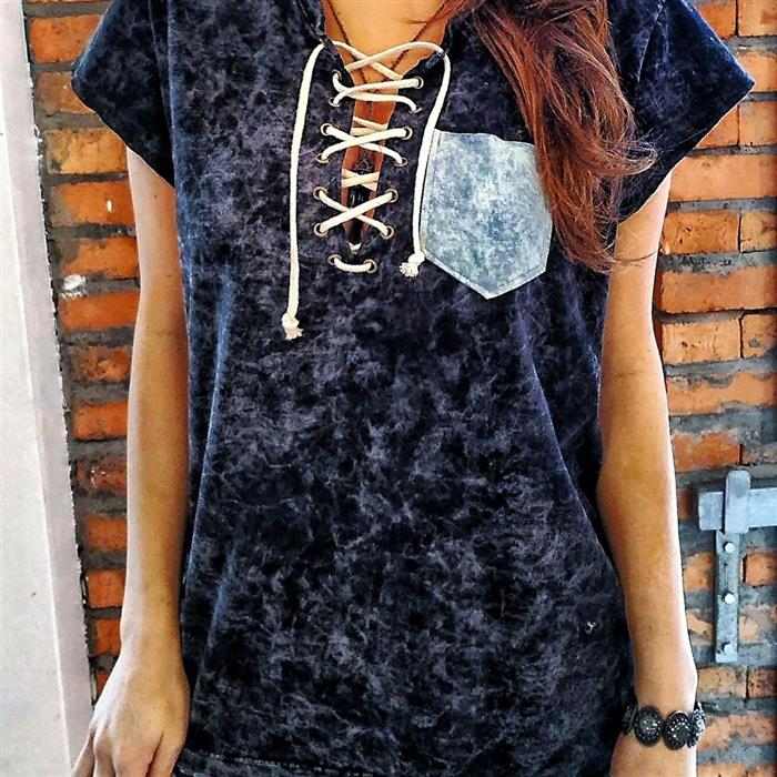 customizar camisetas com cadarço