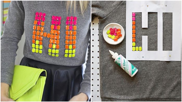 como customizar camisetas com apliques