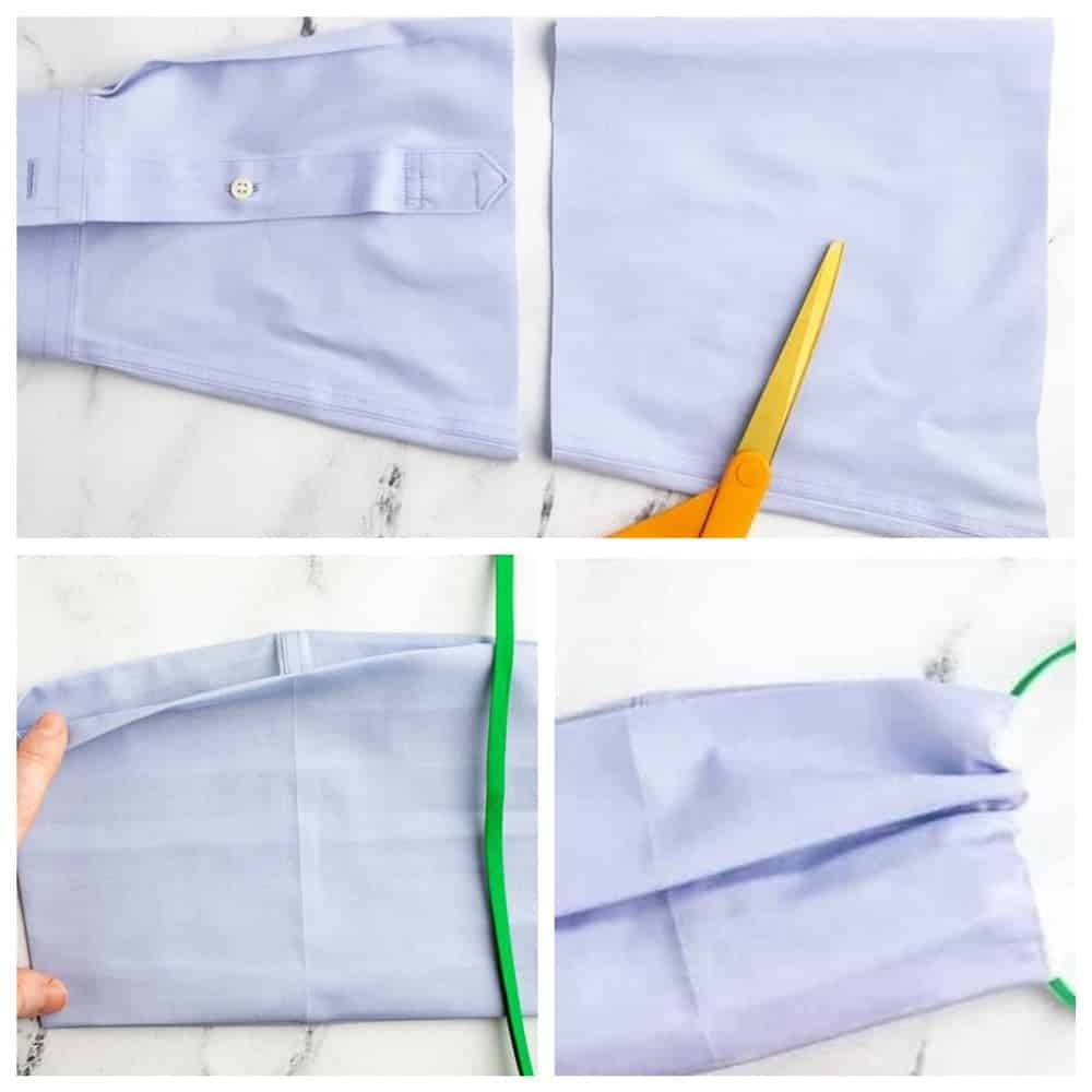 mascara de manga de camisa