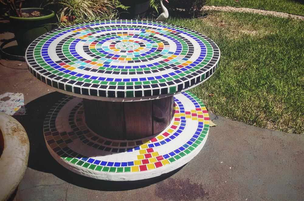 Mosaico em carretel