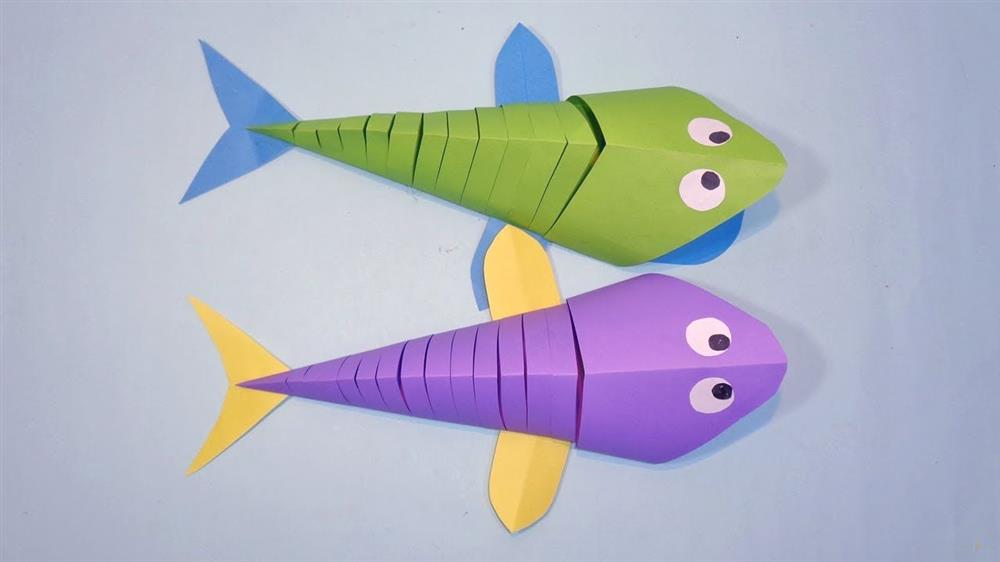 peixe de papel