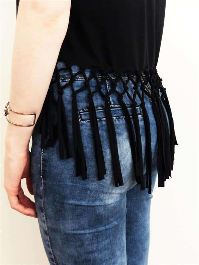 como cortar camisetas femininas com criatividade
