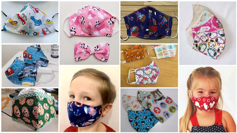 como fazer mascara infantil