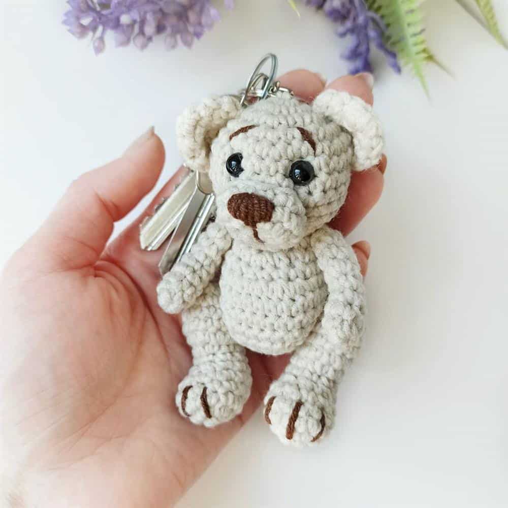 urso amigurumi para lembrancinha