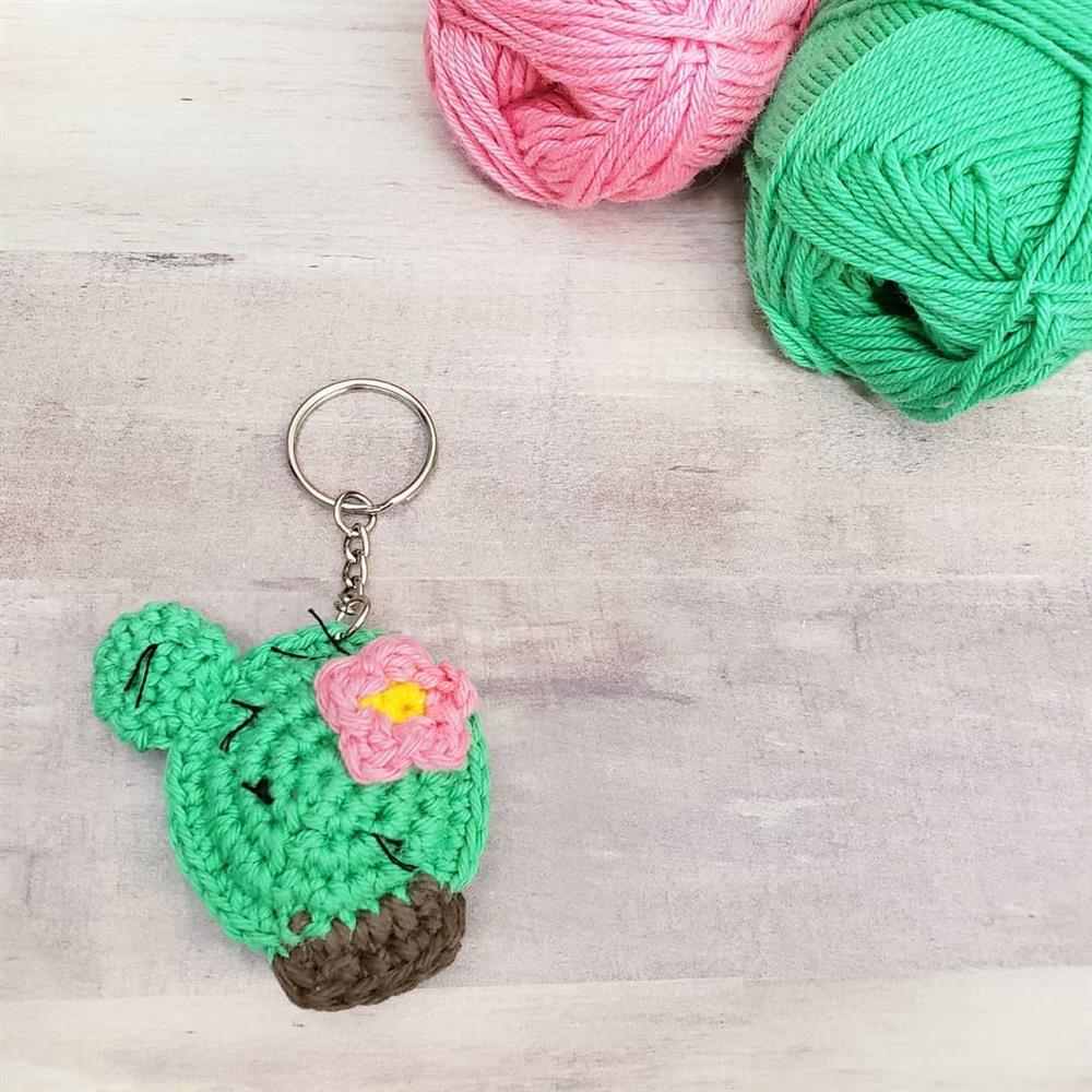 mini cacto com florzinha