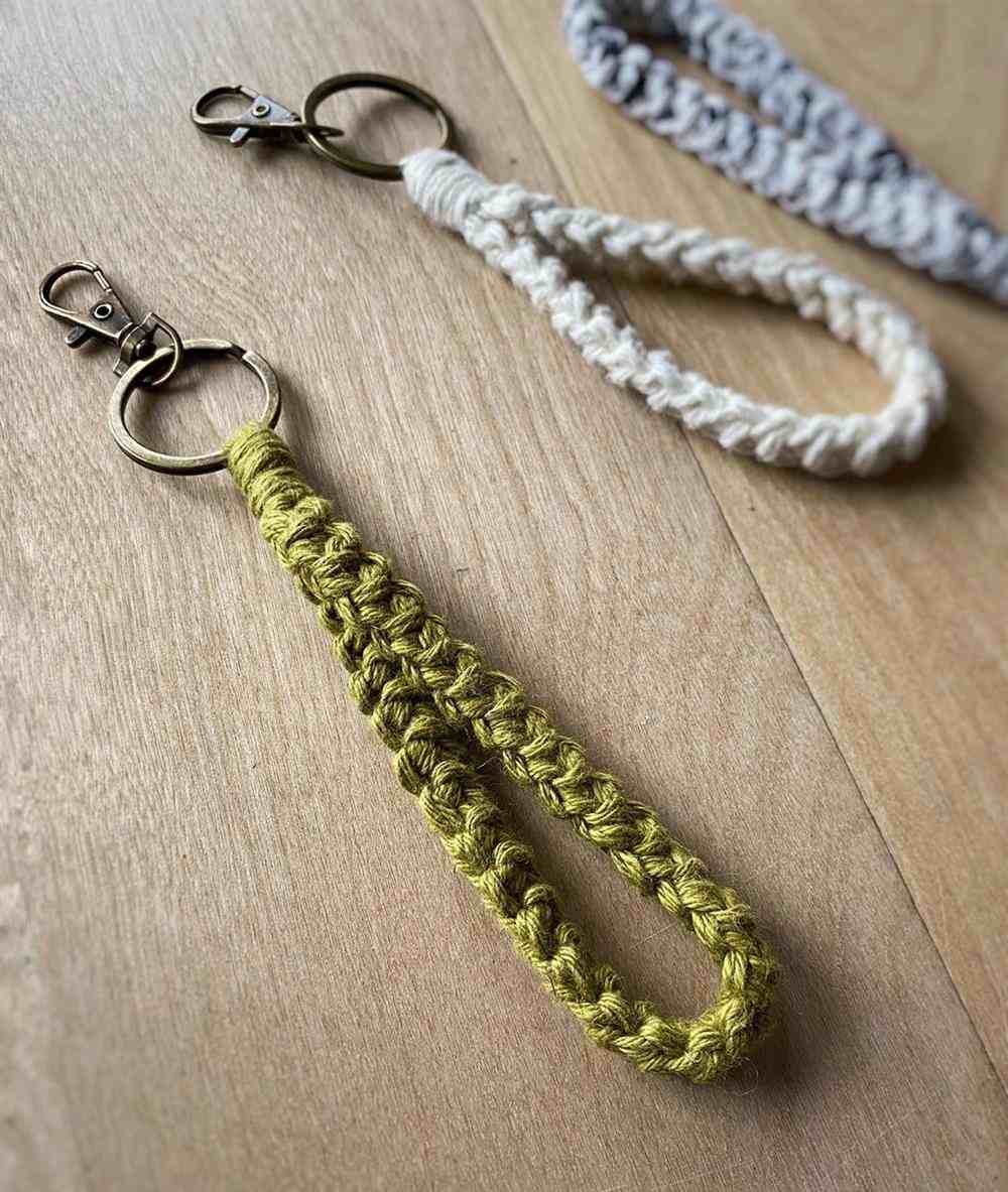 correntinha de croche para homem