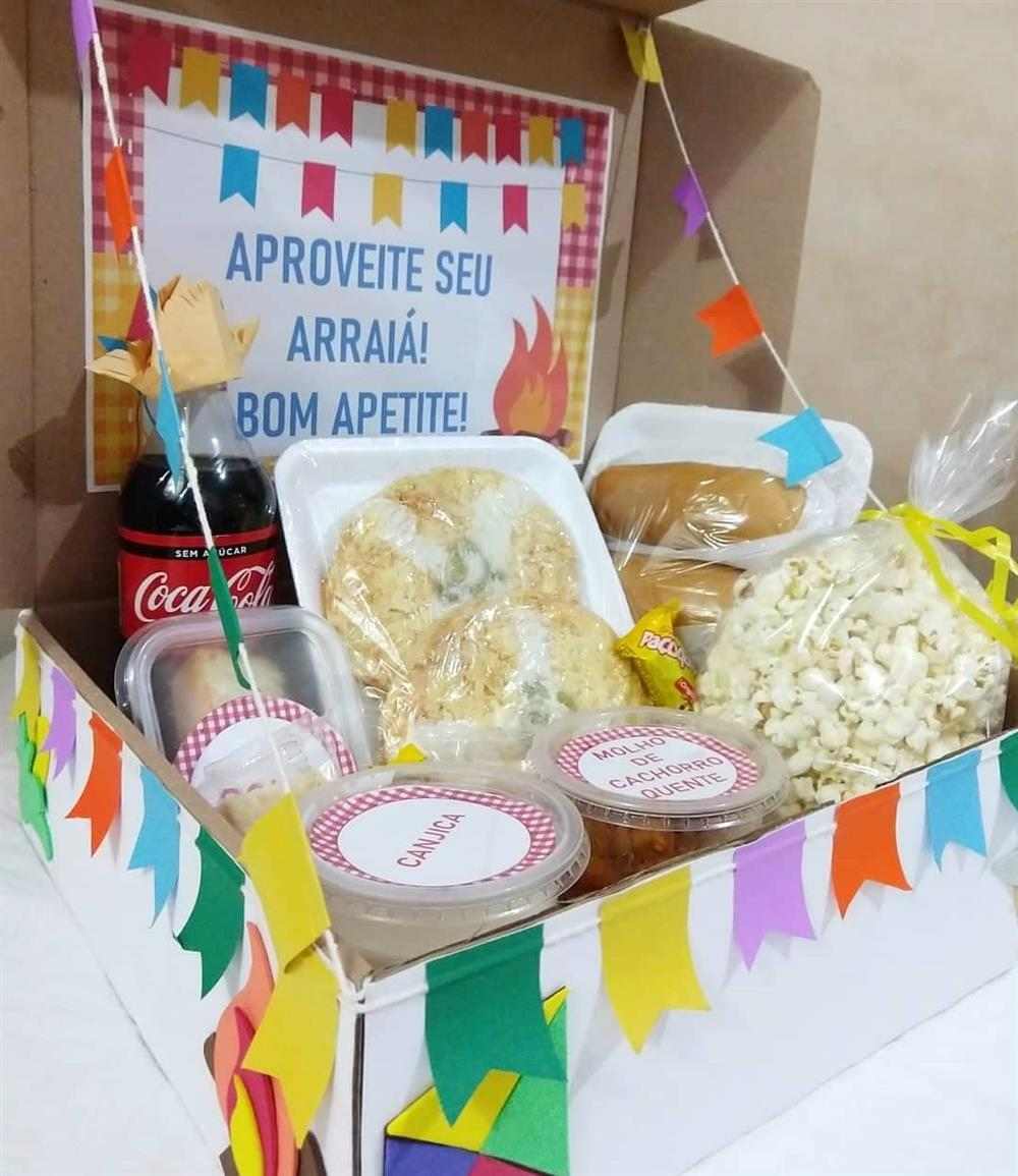 caixa surpresa festa junina