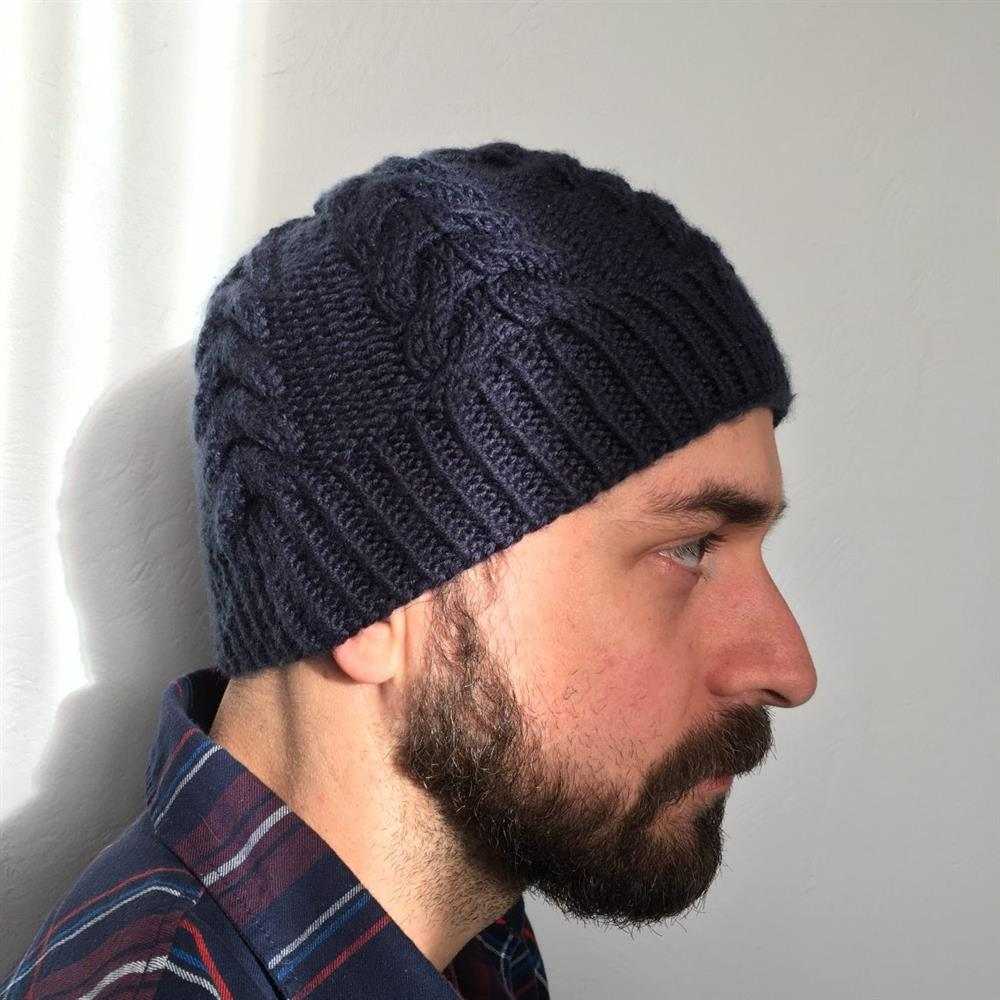 touca de trico masculina