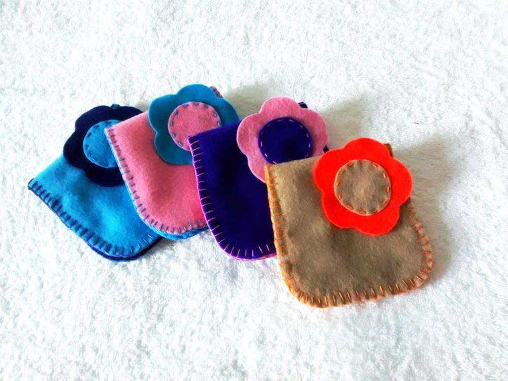 de feltro para mini absorventes