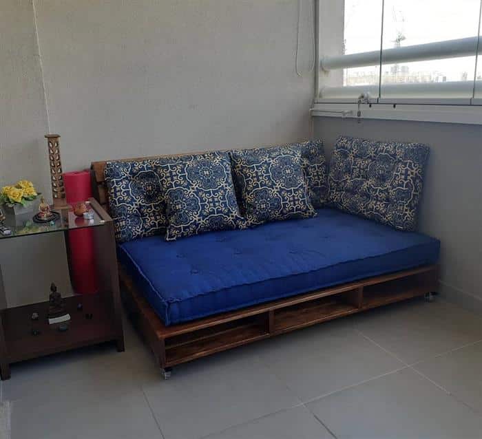 banca cama de pallet