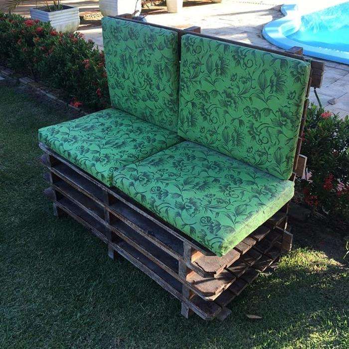 banco de pallet alto