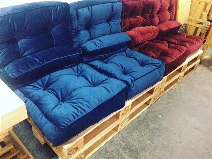 banco de pallet com encosto