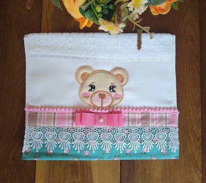 toalhas bordadas para bebe