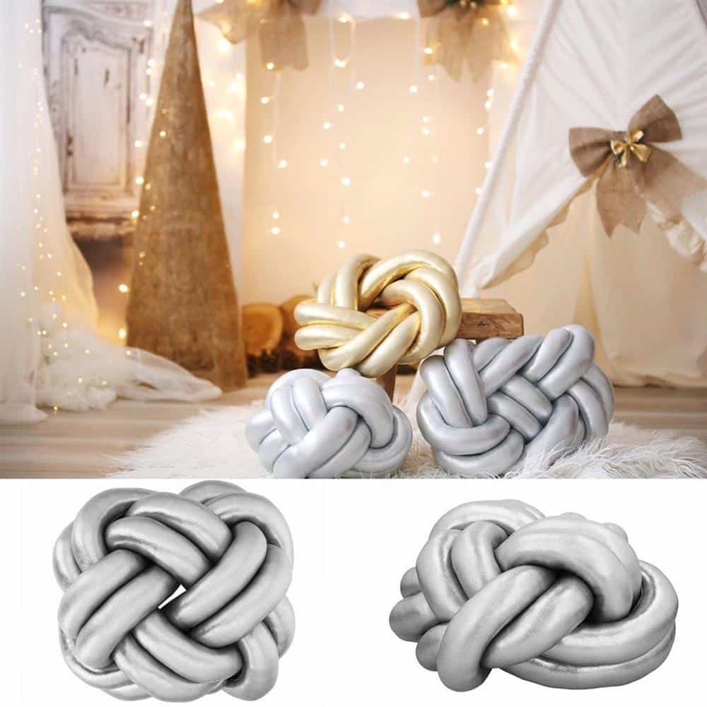 Decoração com almofada brilhosa