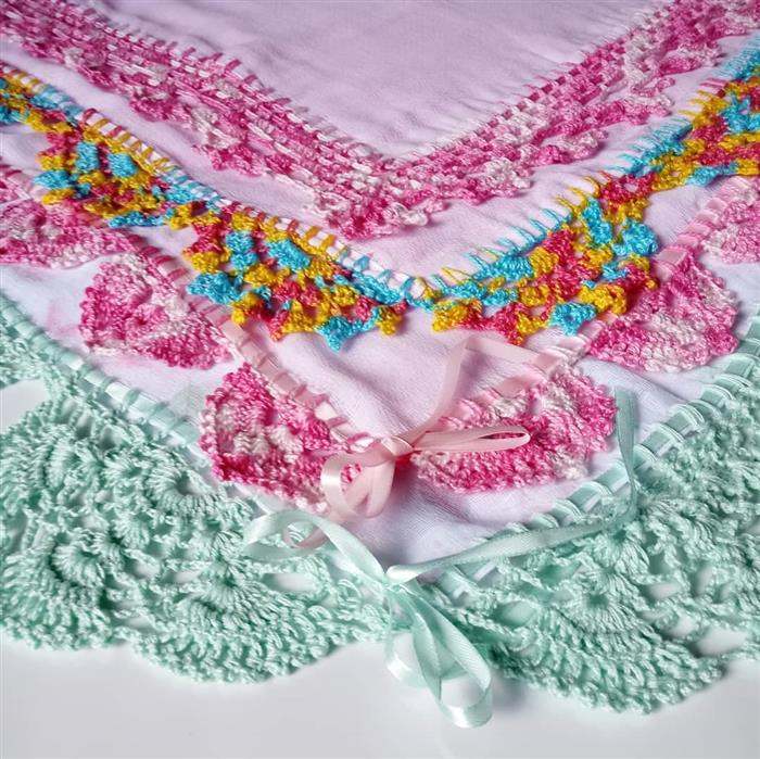 joguinho com bicos de croche