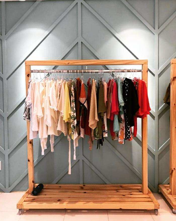 organizador roupa e prateleira