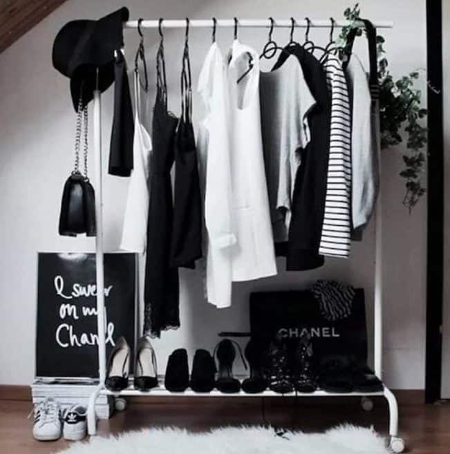 organizador roupas ajustavel