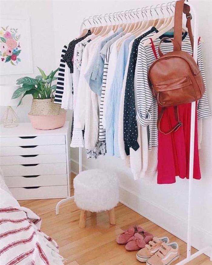 organizador de roupas inox