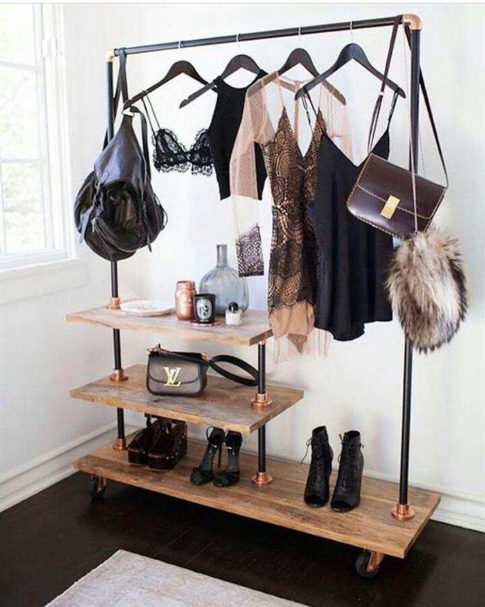 cabideiro de roupas para quarto
